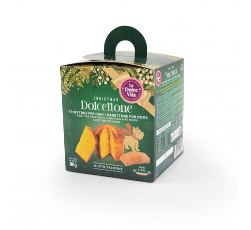 DOLCETTONE PANETTONE PER CANI SALMONE 80 G