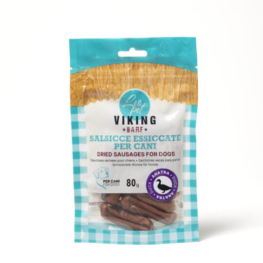LEOPET VIKING SALSICCE DI ANATRA ESSICCATE 80 G