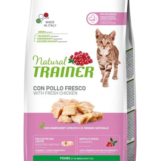 TRA CAT NAT YOUNG POLLO 1,5KG MIRTILLO