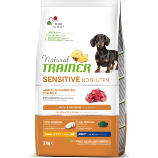 TRA NAT SENSITIVE MINI AGNELLO 2KG NO GLUTEN
