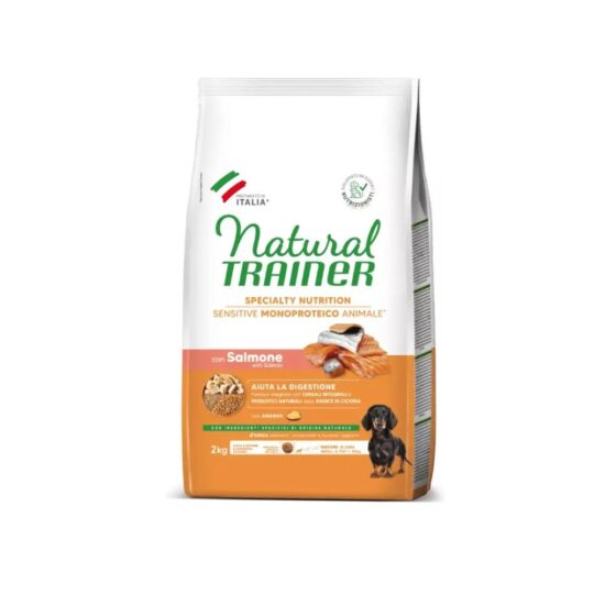 TRA NAT SENSITIVE MINI MATURITY SALMONE 2KG NO GLUTEN
