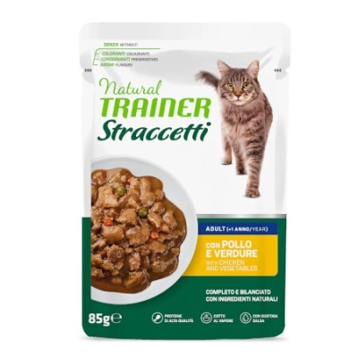 TRA CAT NAT ADULT STRACCETTI POLLO 85GR