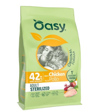 Oasy Dry Cat Original - ADULT STERILIZED POLLO 1,5 kg