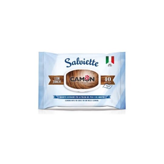 salviette cani e gatti CAMON legni bianchi