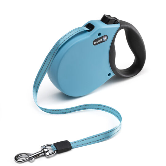 guinzaglio leopet retrattile 5m ciano