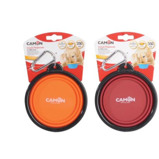 CAMON Ciotola collassabile in silicone colori assortiti - Misura S - 350ml