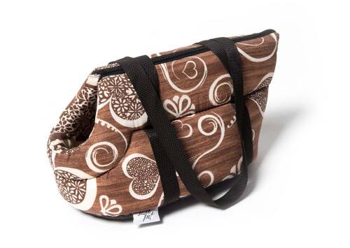 BORSA VENERE FURRY BROWN 40X25X21H CM