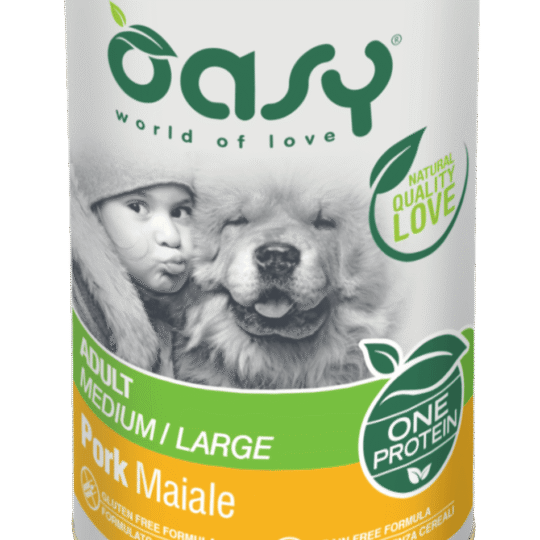 Oasy Adult Medium Large One Protein Lattina 400G