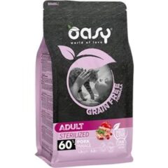 Oasy Dry Cat GRAIN FREE - ADULT STERILIZED MAIALE 1,5 Kg (4pz)