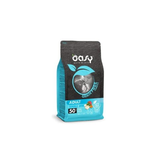 Oasy Dry Dog GRAIN FREE - ADULT SMALL MINI PESCE 800 gr