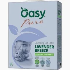 Oasy Lettiera Minerale Pure - LAVENDER BREEZE 10 Lt