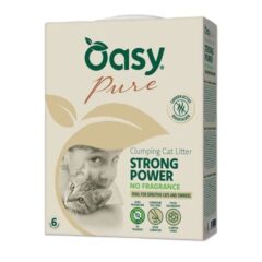 Oasy Lettiera Minerale Pure - STRONG POWER NO FRAGRANCE 10 Lt