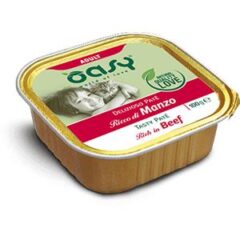 "Oasy Wet Cat DELIZIOSO PATÉ - ADULT MANZO Vaschetta 100 gr (16pz)"