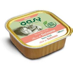 "Oasy Wet Cat DELIZIOSO PATÉ - ADULT SALMONE Vaschetta 100 gr (16pz)"