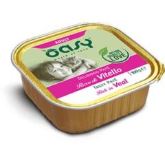 "Oasy Wet Cat DELIZIOSO PATÉ - ADULT VITELLO Vaschetta 100 gr (16pz)"