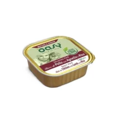 "Oasy Wet Cat DELIZIOSO PATÉ - M. & SENIOR POLLO con AGNELLO Vasc. 100 gr (16pz)"