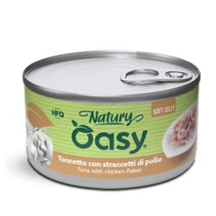 Oasy Wet Cat Natury Cooking Broth - POLLO Lattina 85 gr (24pz)
