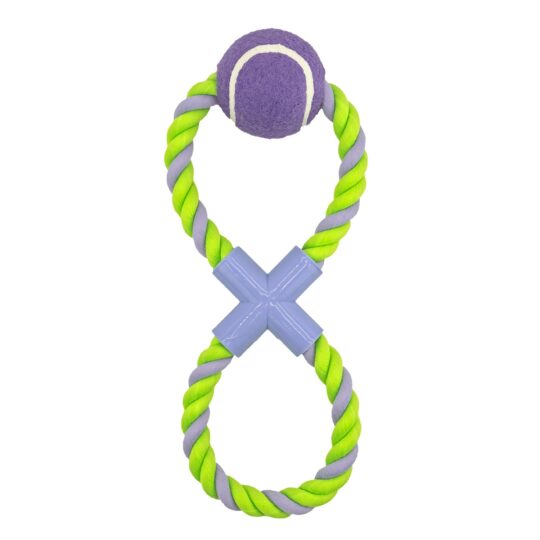 RECORD OTTO CON PALLA GIALLO VIOLA 29X12X6,5 cm