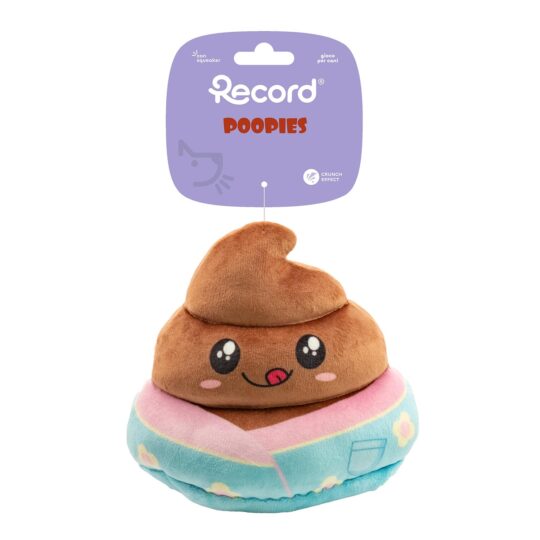 RECORD POOPIES GIOCO PER CANI MASSAIA MARRONE 14 cm
