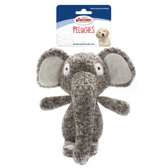 RECORD SOFTY ELEFANTE PELUCHES ELEFANTE GRIGIO 16.5 cm