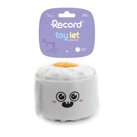 RECORD TOY LET GIOCO PER CANI CARTA IGIENICA BIANCO 12 cm