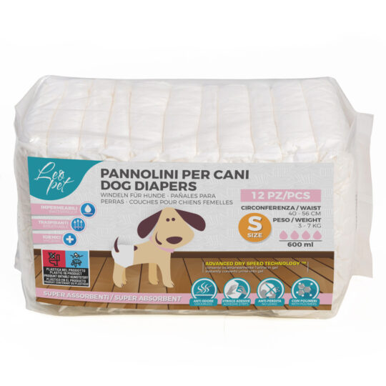PANNOLINO PER CANI FEMMINE S 3-7 KG