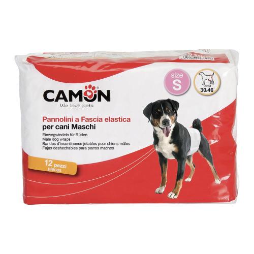 CAMON PANNOLINI a fascia per cani Maschi  Misura 1 (12p) 1conf
