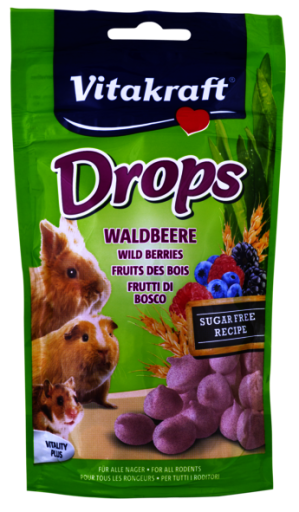 Vitakraft Drops frutti di bosco per roditori 75 gr