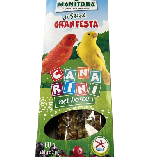 MANITOBA STICK CANARINI NEL BOSCO 2pz. x 30g