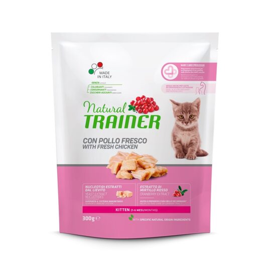TRA CAT NAT KITTEN POLLO 300GR MIRTILLO