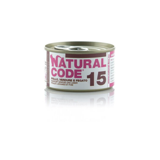 Natural Code 15 Pollo, Verdure e Fegato - 85g