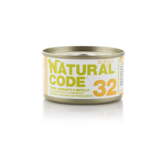 Natural Code 32 Tonno e Mirtilli in Jelly - 85g
