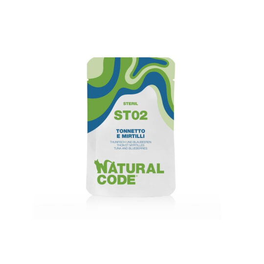 Natural Code Steril 02 Tonnetto e Mirtilli - 70g