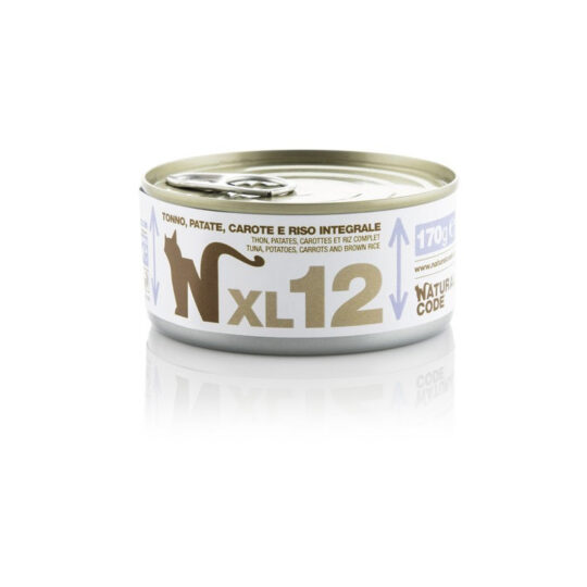 Natural Code XL12 Tonno, Patate, Carote e Riso Integrale - 170g