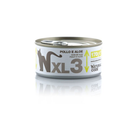 Natural Code XL3 Pollo e Aloe - 170g