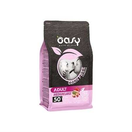 Oasy Dry Dog GRAIN FREE - ADULT MEDIUM/LARGE MAIALE 12 Kg
