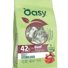 Oasy Dry Cat Original - ADULT STERILIZED MANZO 1,5 kg