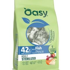 Oasy Dry Cat Original - ADULT STERILIZED PESCE 1,5 kg