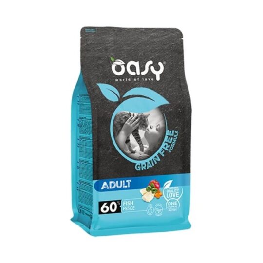 Oasy Dry Cat GRAIN FREE - ADULT PESCE 1,5 Kg