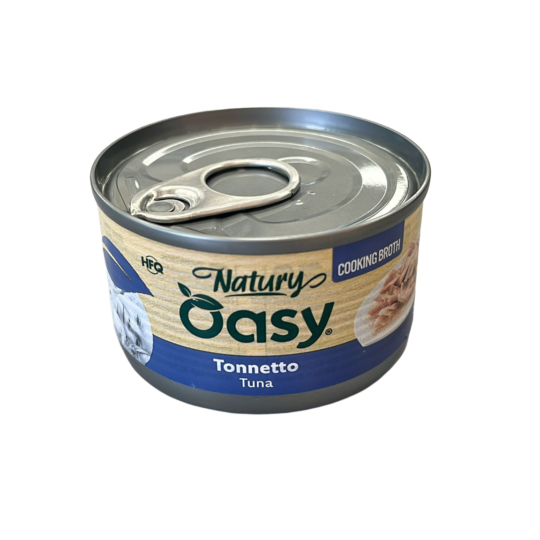 Oasy Wet Cat Natury Cooking Broth - TONNETTO Lattina 85 gr