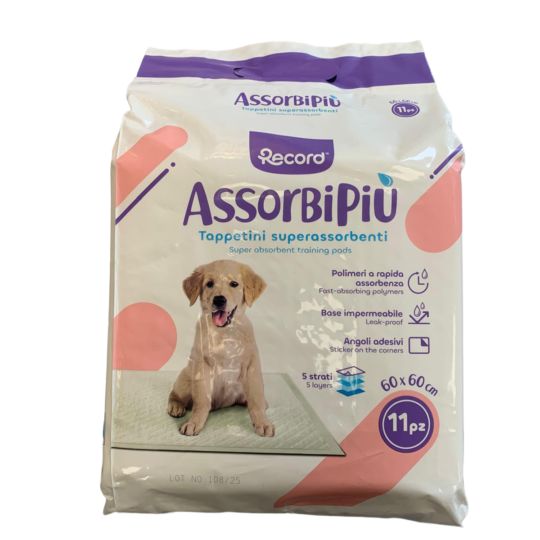 RECORD ASSORBIPIU 11 TAPPETINI ASSORBENTI 60X60 cm
