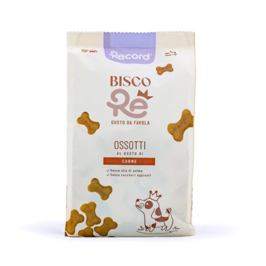 RECORD BISCORE BISCOTTI PER CANI OSSOTTI 400 G CARNE