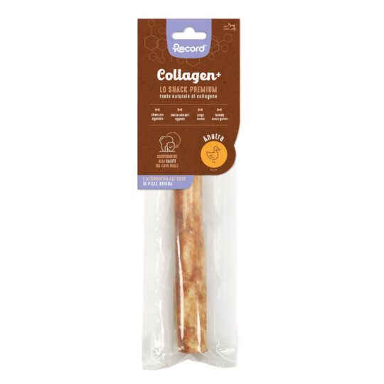 RECORD COLLAGEN+ 1 SNACK PER CANI TRONCHETTO L 84 G ANATRA