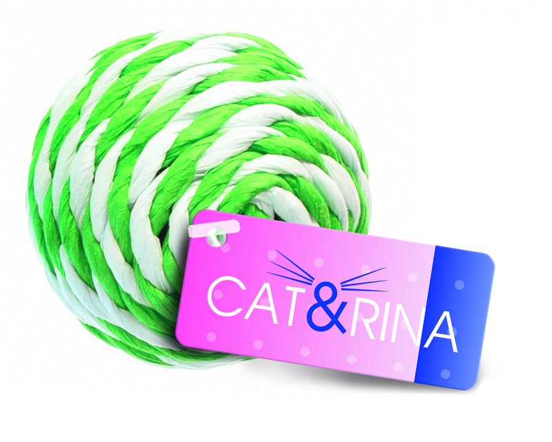 RECORD PALLINA IN CORDA BI COLOR 4 CM