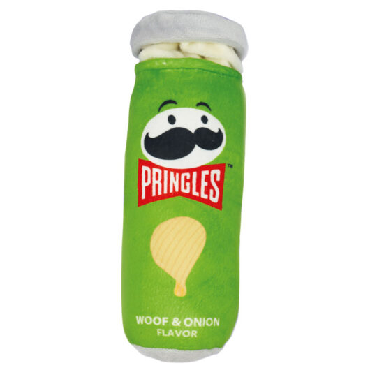 RECORD PRINGLES TUBO PELUCHES VERDE 7X26 CM
