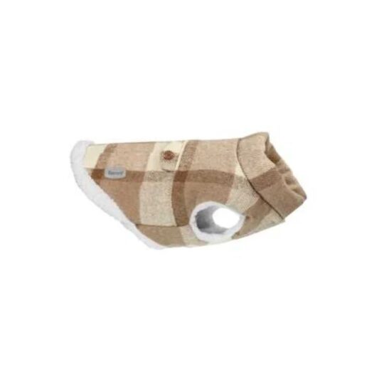 record scottish cappottino per cani marrone e beige