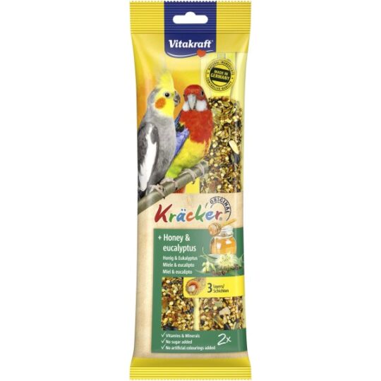 Vitakraft Kracker al miele ed eucalipto per parrocchetti 180 gr