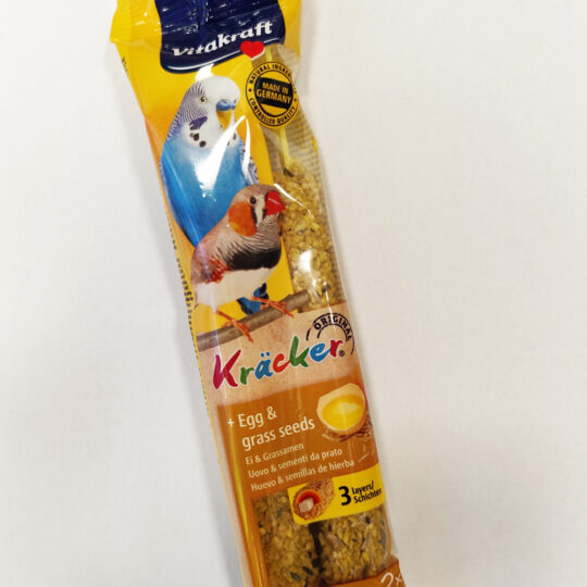 Vitakraft Kracker uovo & sementi da prato per pappagallini 54 gr