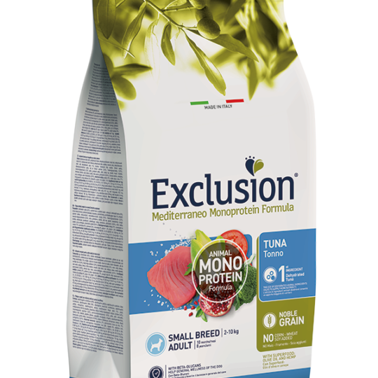 EXCLUSION MONOPROTEICO NOBLE GRAIN ADULT TUNA SMALL 2 kg