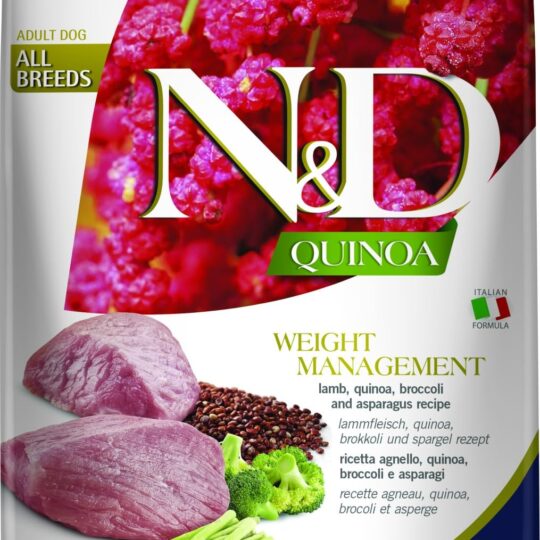 N&D QUINOA DOG WEIGHT MANAGEMENT AGN BROC ASP 7KG